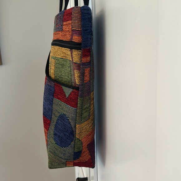 DANNY K -Isabella tote FESTIVAL PATTERN Tapestry Tote and ACCESSORIES ! NWOT - Picture 4 of 8